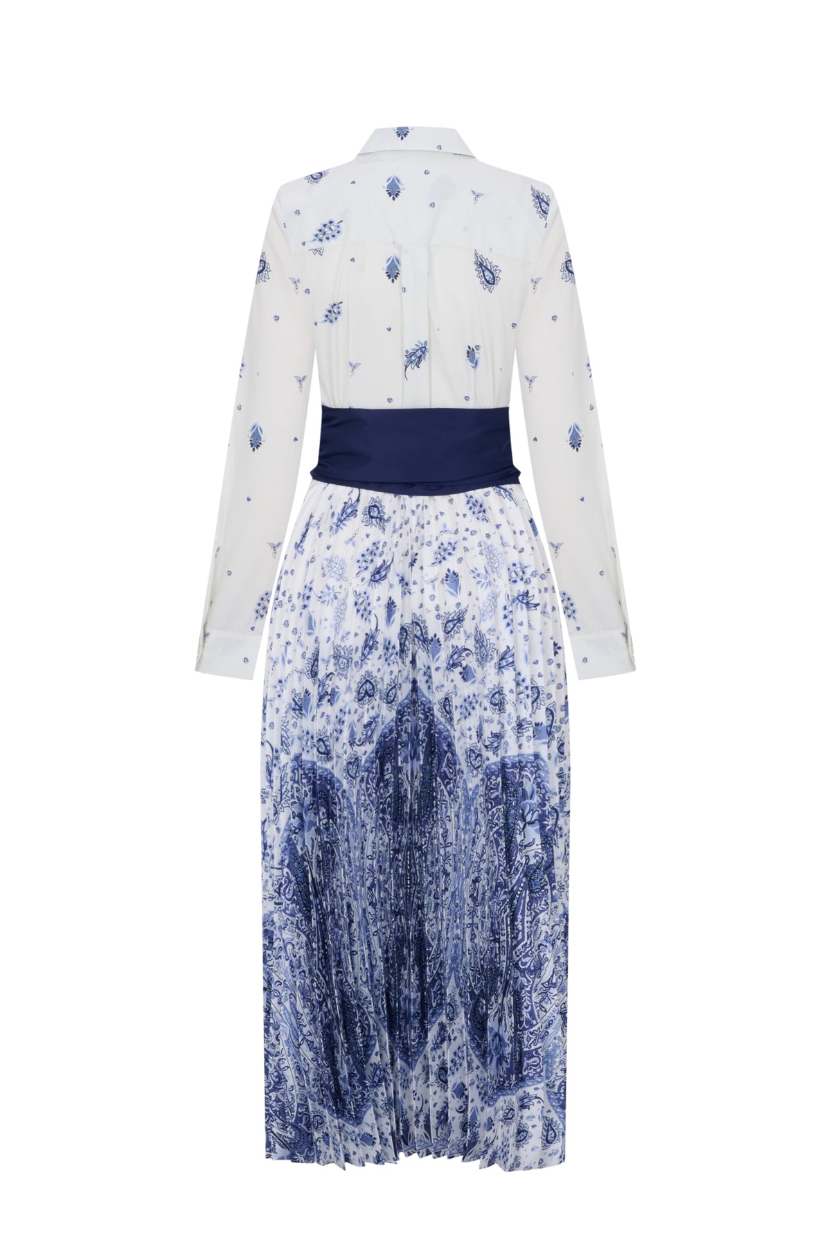 Ella Pleated Dress - Desenli (4)