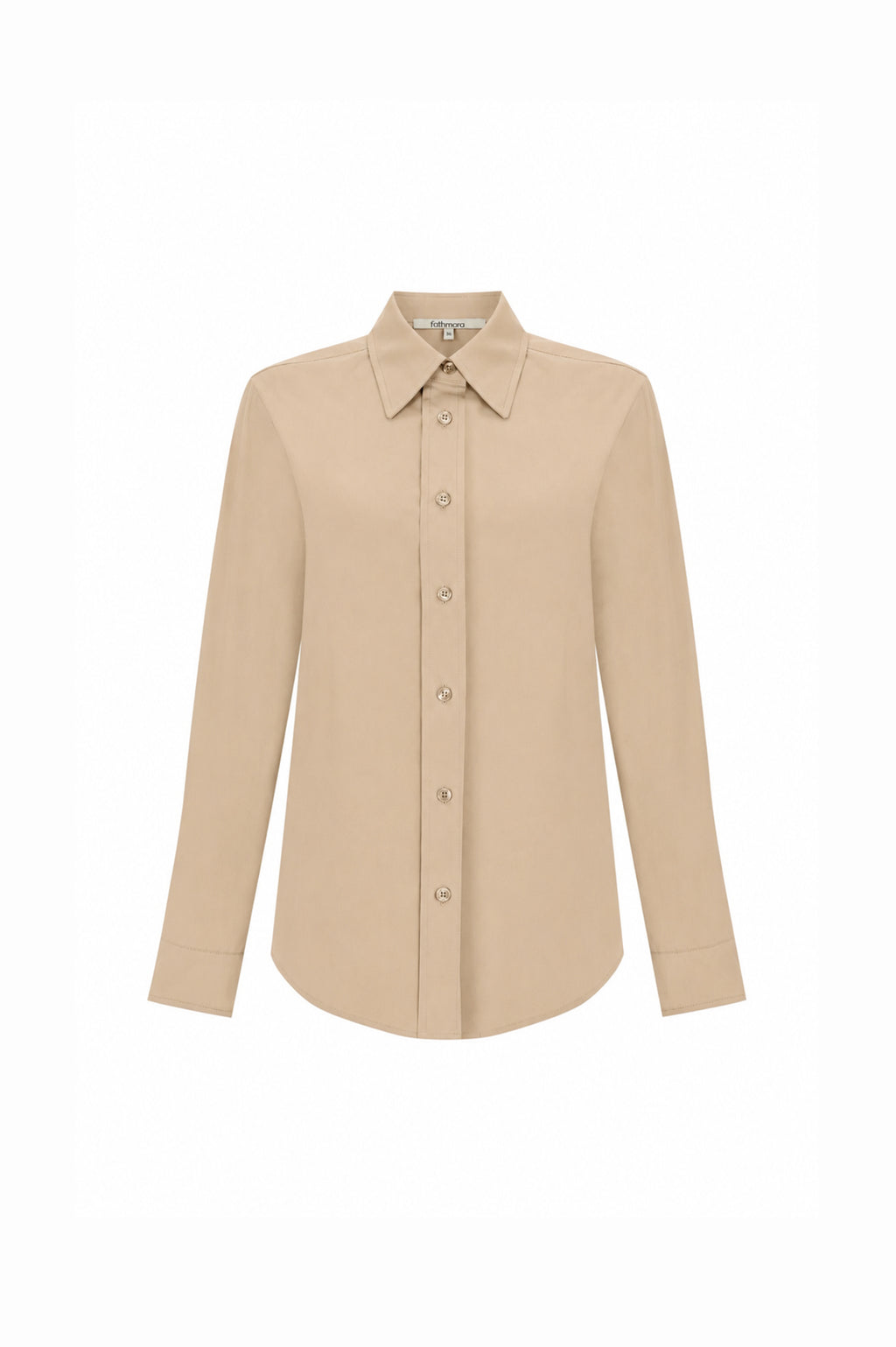 Mira Slim Fit Shirt - Bej (2)