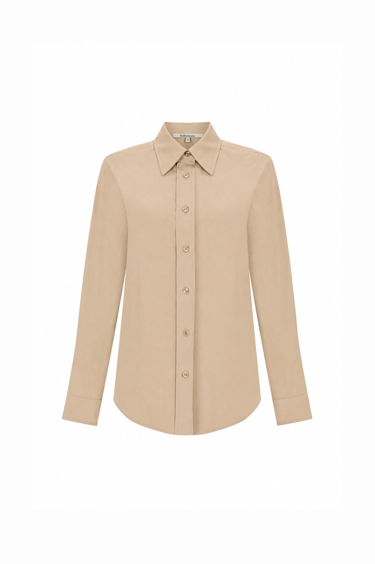 Mira Slim Fit Shirt - Bej (2)