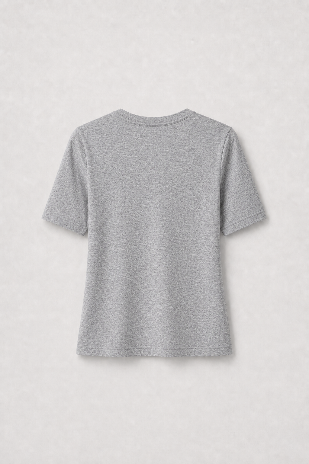 Short Sleeve V Neck T-shirt - Gri (2)