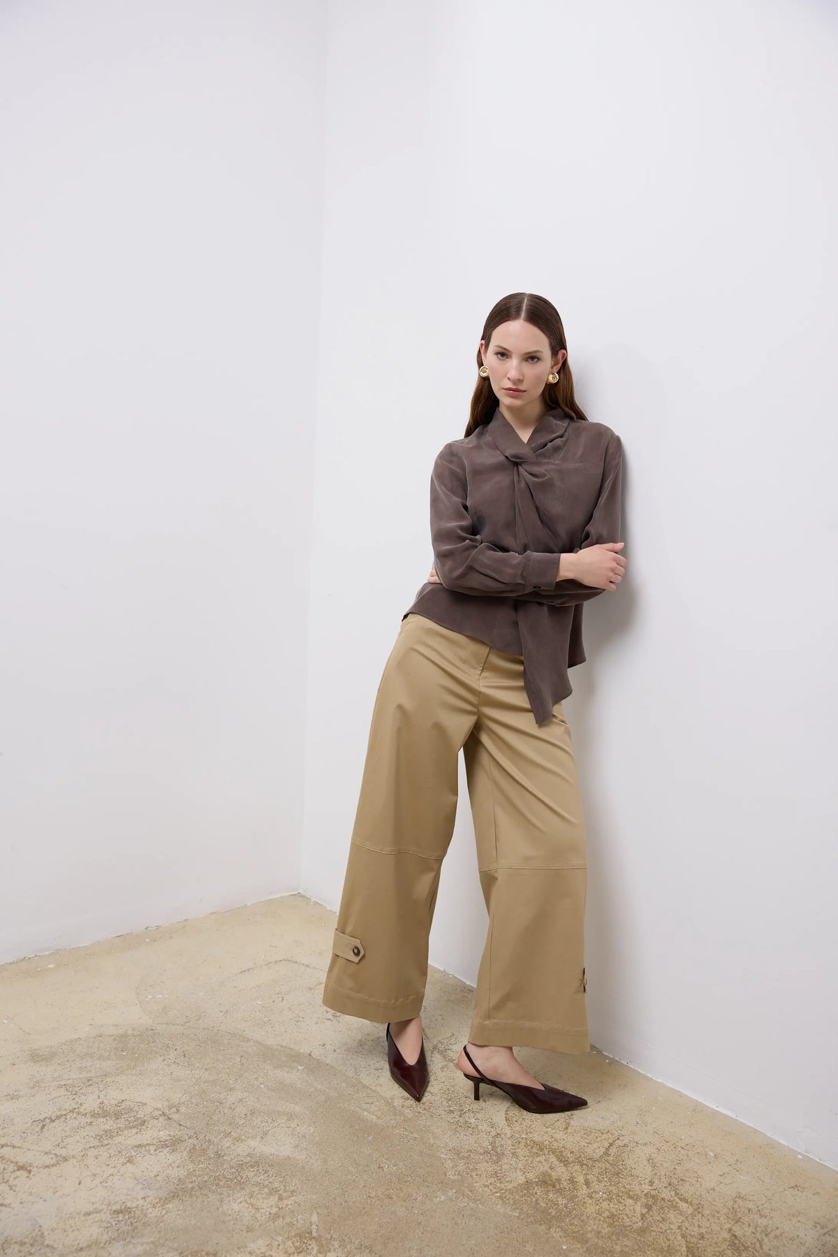 Clo Blouse - Kahve (4)
