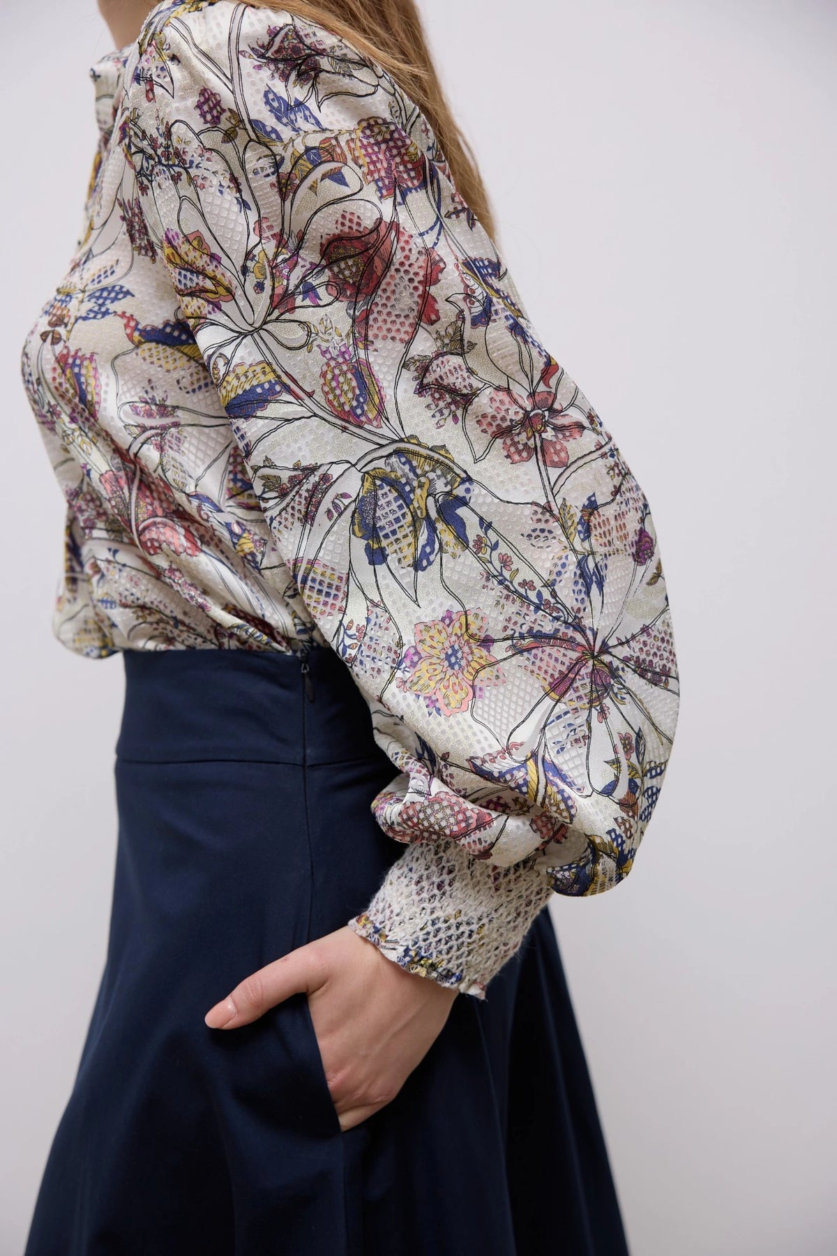 Devi Blouse - Desenli (3)