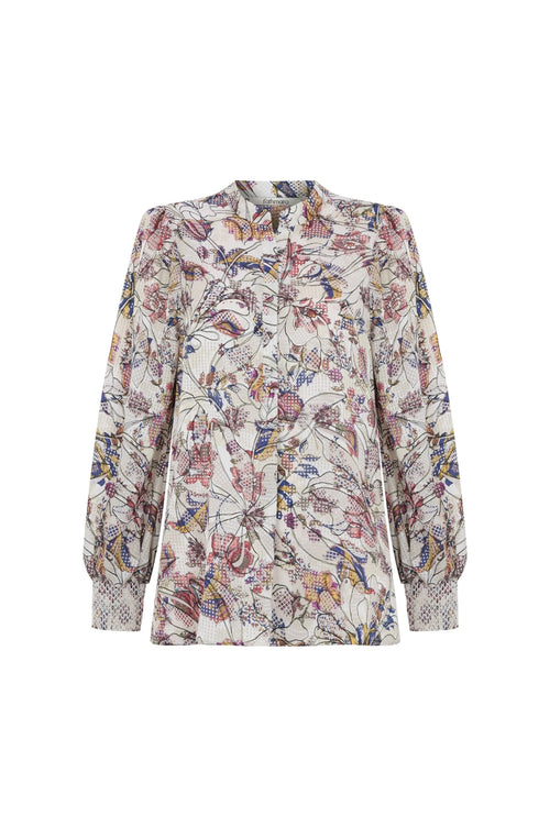 Devi Blouse - Desenli