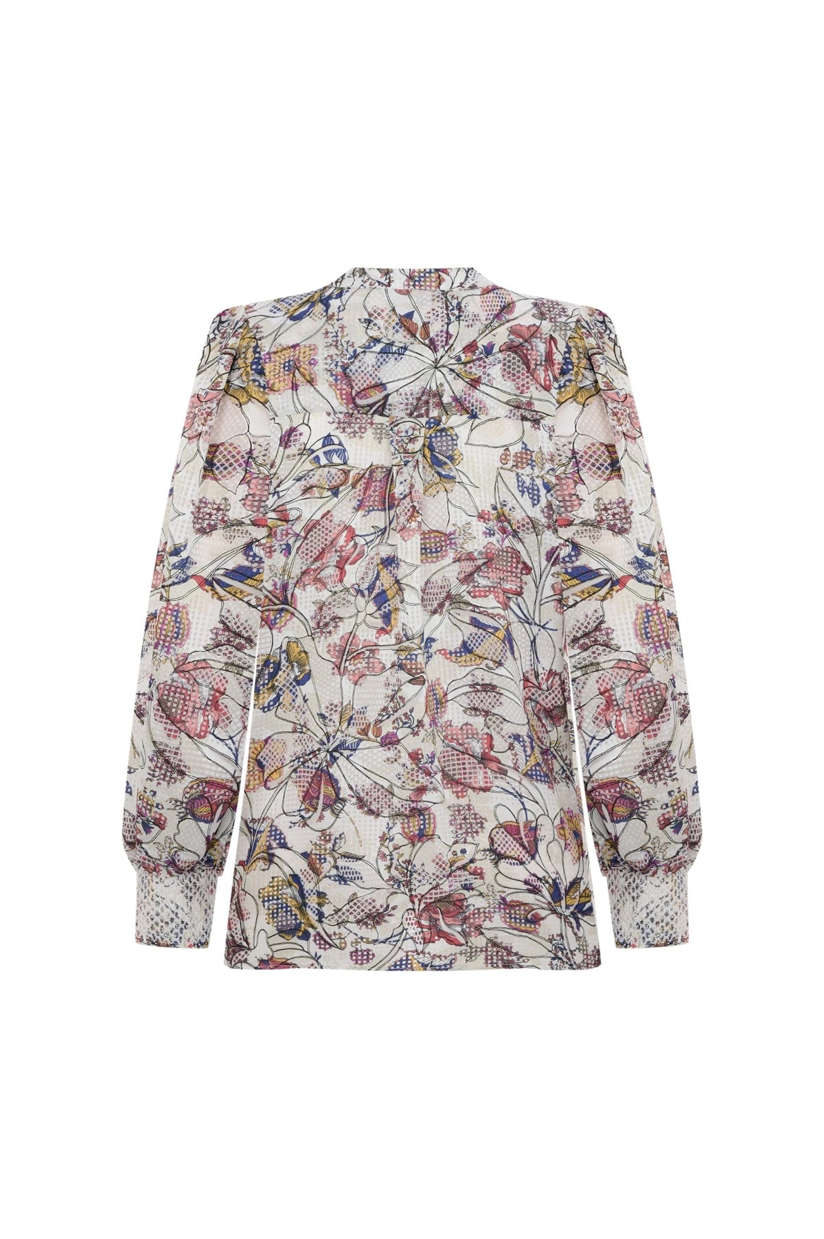 Devi Blouse - Desenli (2)