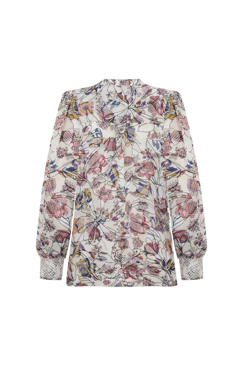 Devi Blouse - Desenli (2)