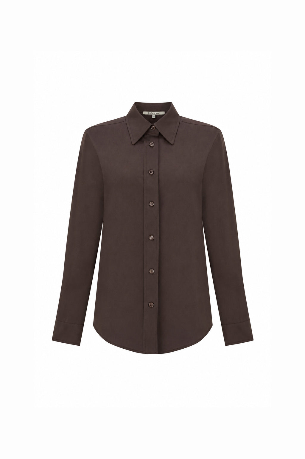 Mira Slim Fit Shirt - Kahve (2)