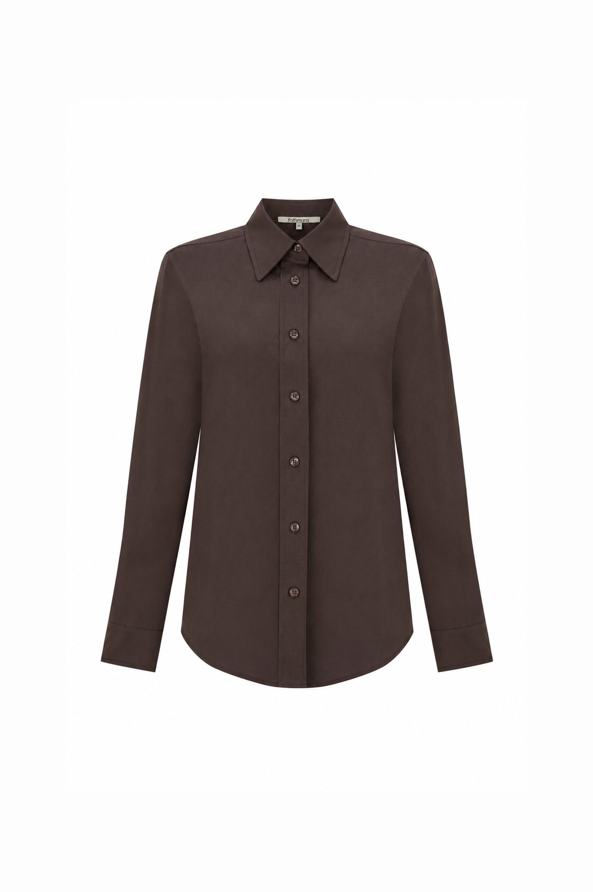 Mira Slim Fit Shirt - Kahve (2)