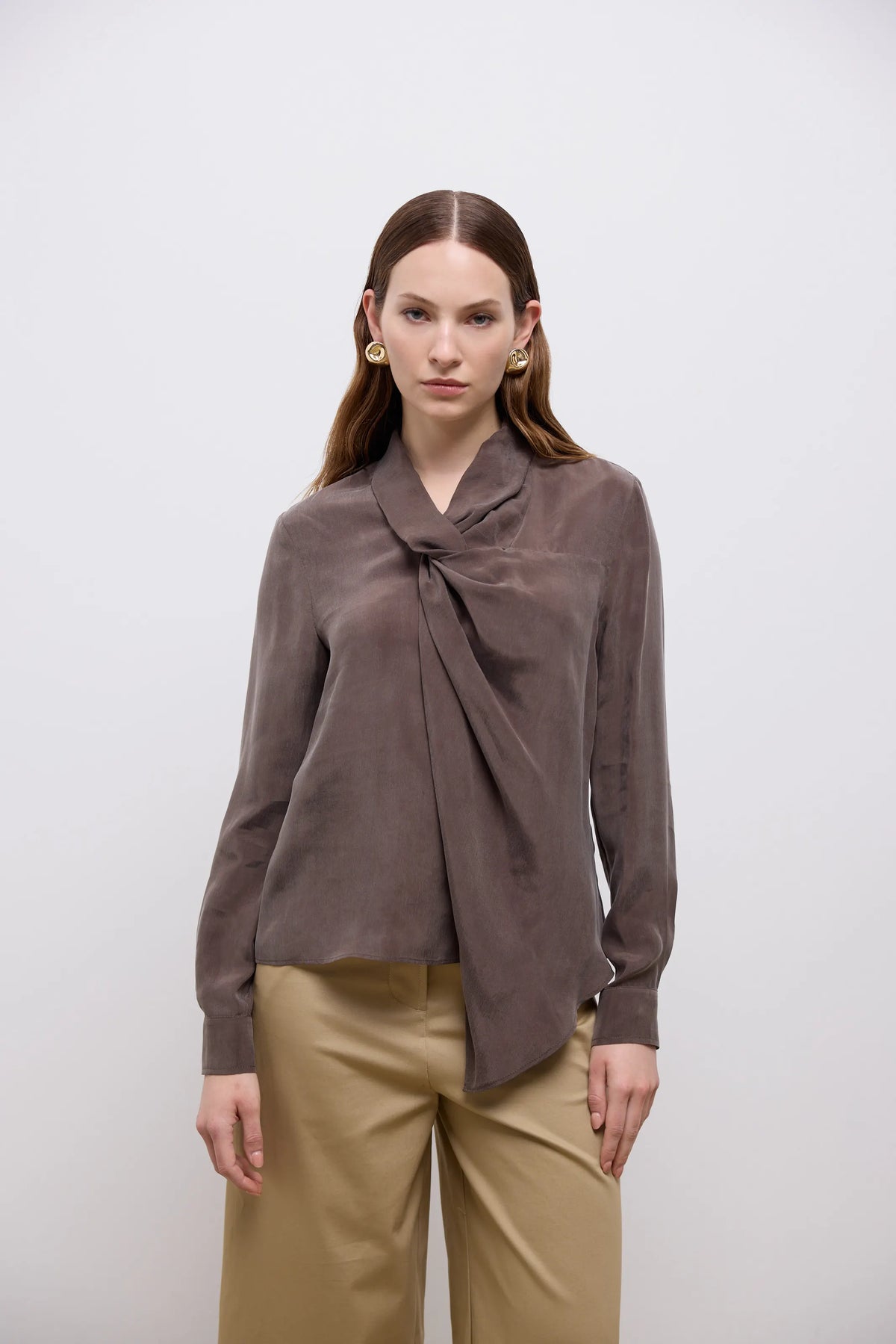 Clo Blouse - Kahve (3)