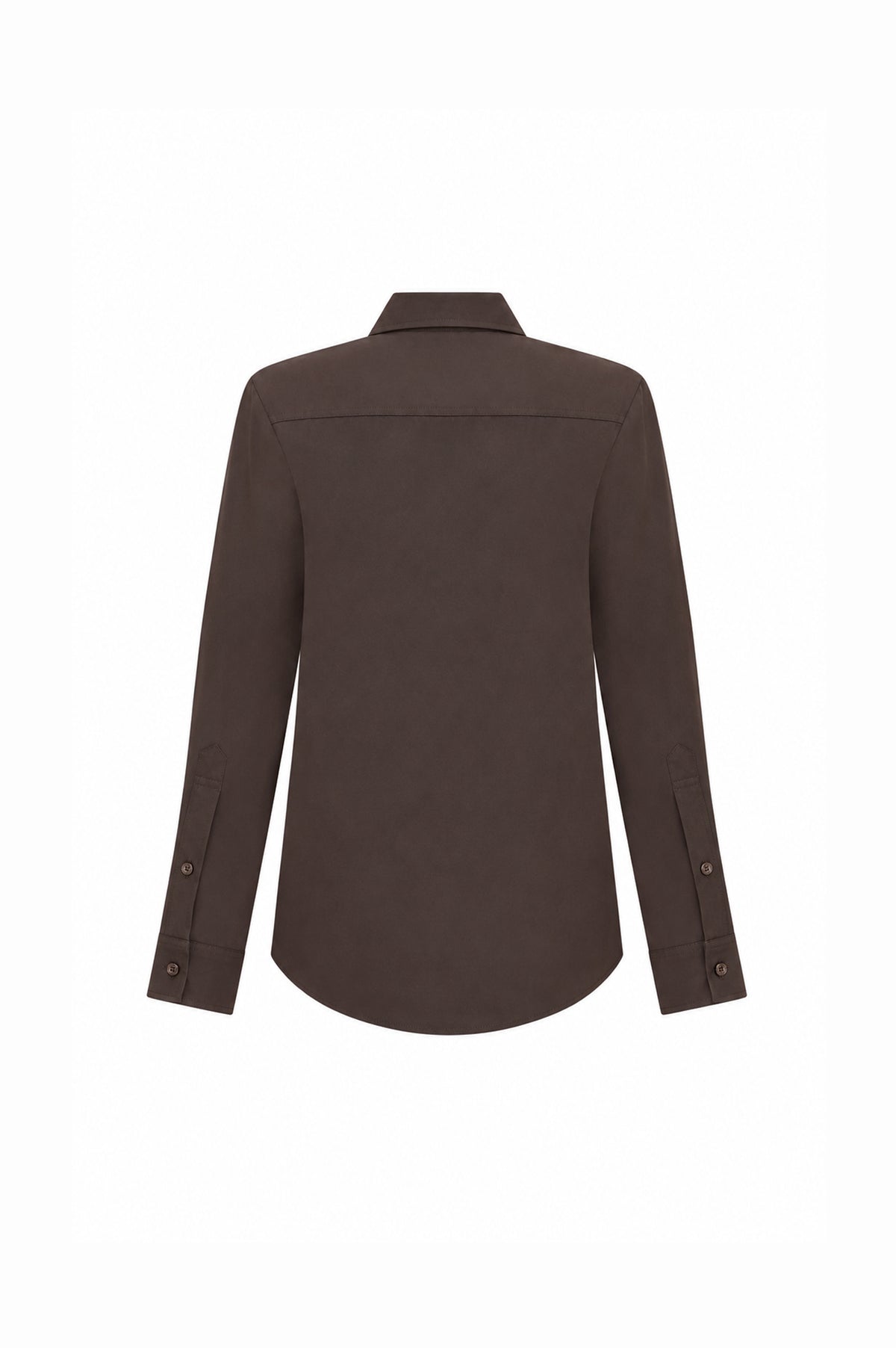 Mira Slim Fit Shirt - Kahve (3)