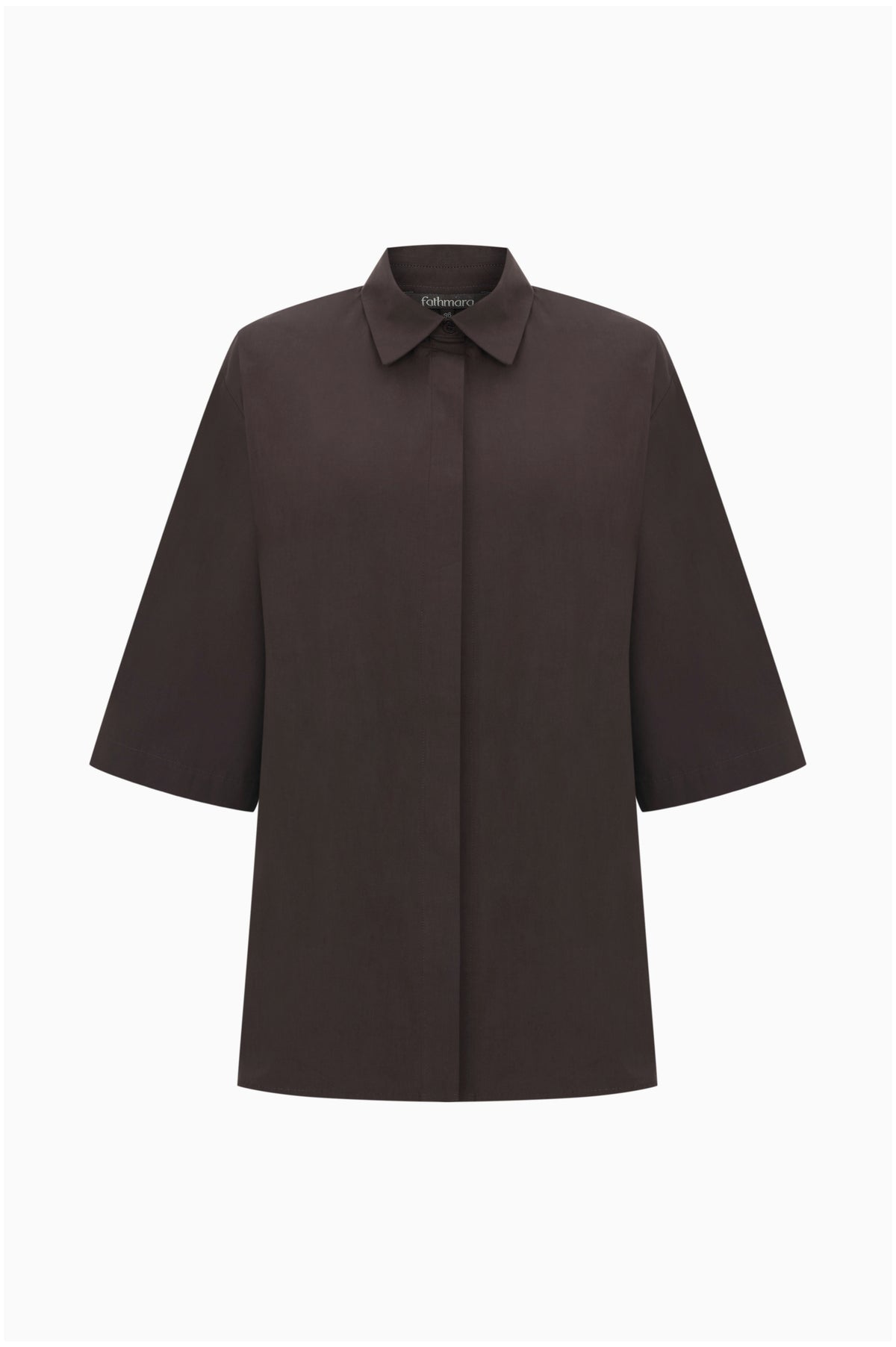Mare Over Shirt - Kahve (3)