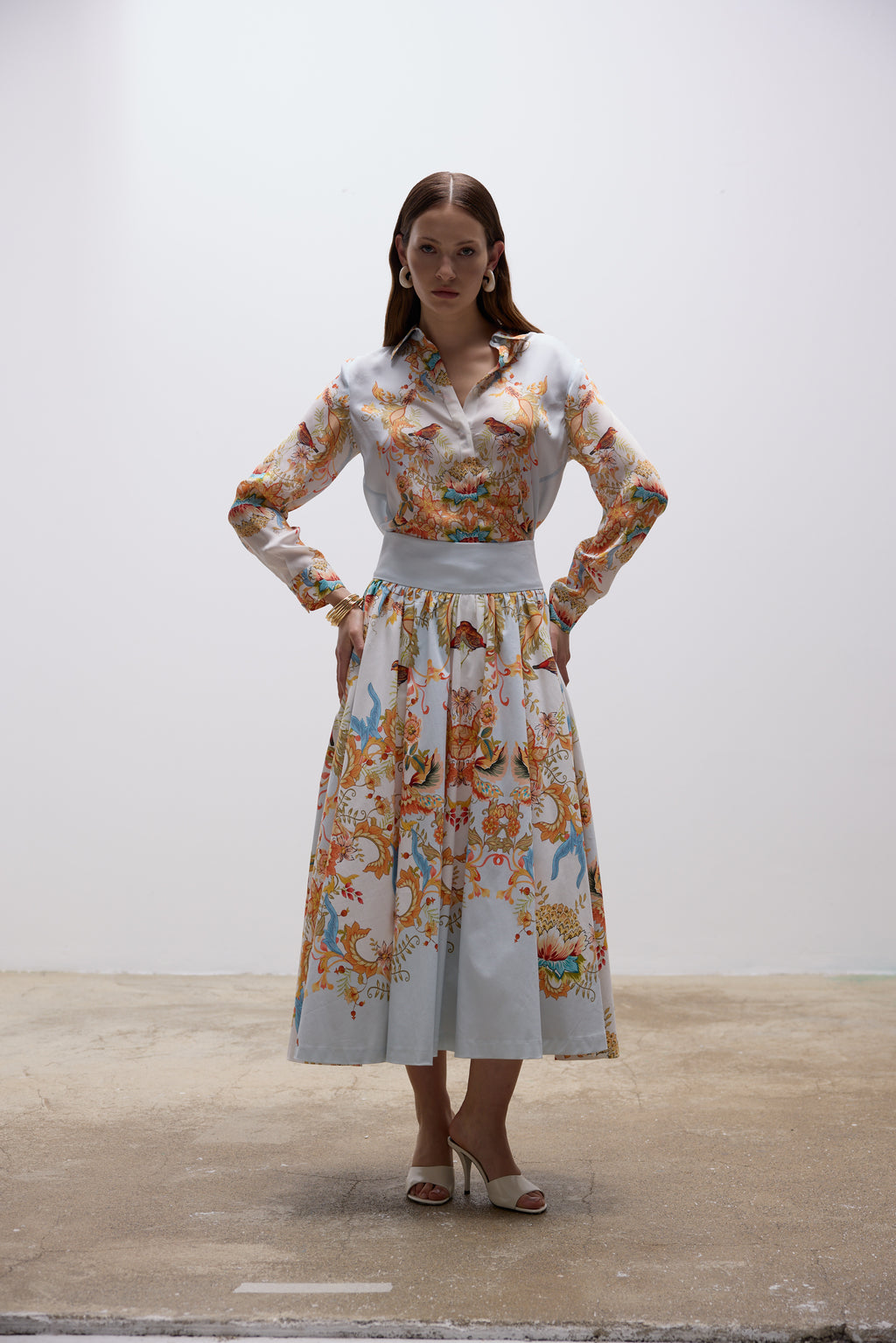Panela Silk Shirt - Desenli (4)