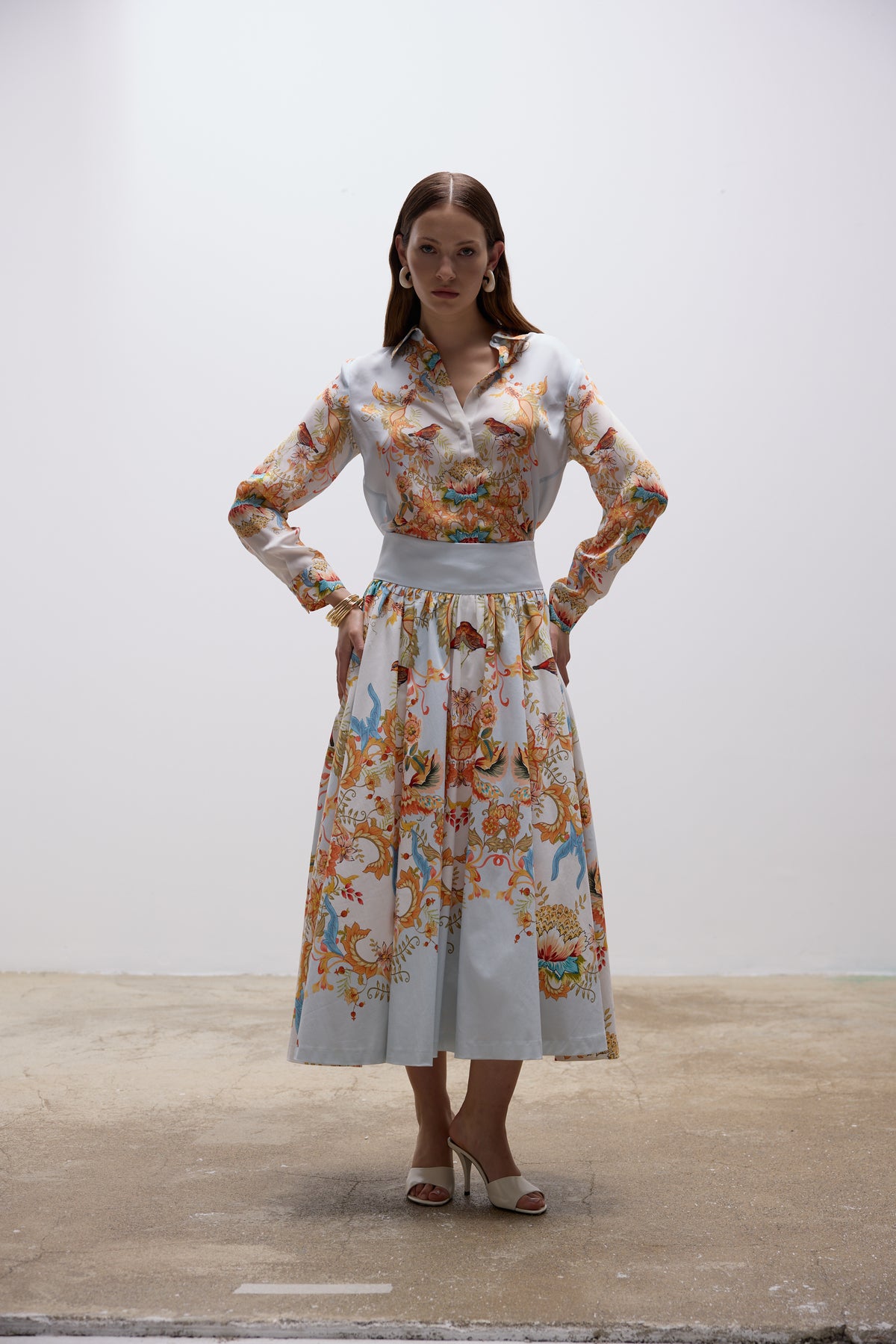 Panela Silk Shirt - Desenli (4)