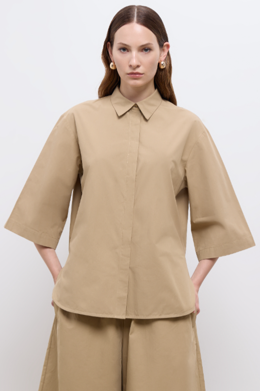 Mare Over Shirt - Bej