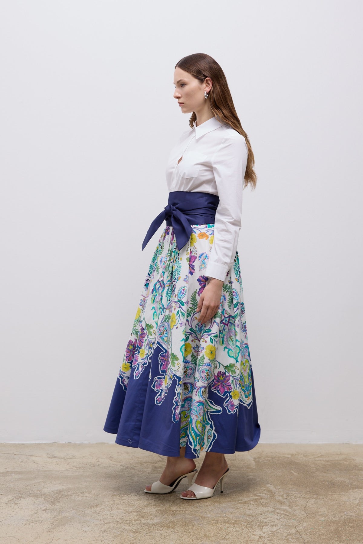 Esta Printed Dress - Desenli (2)