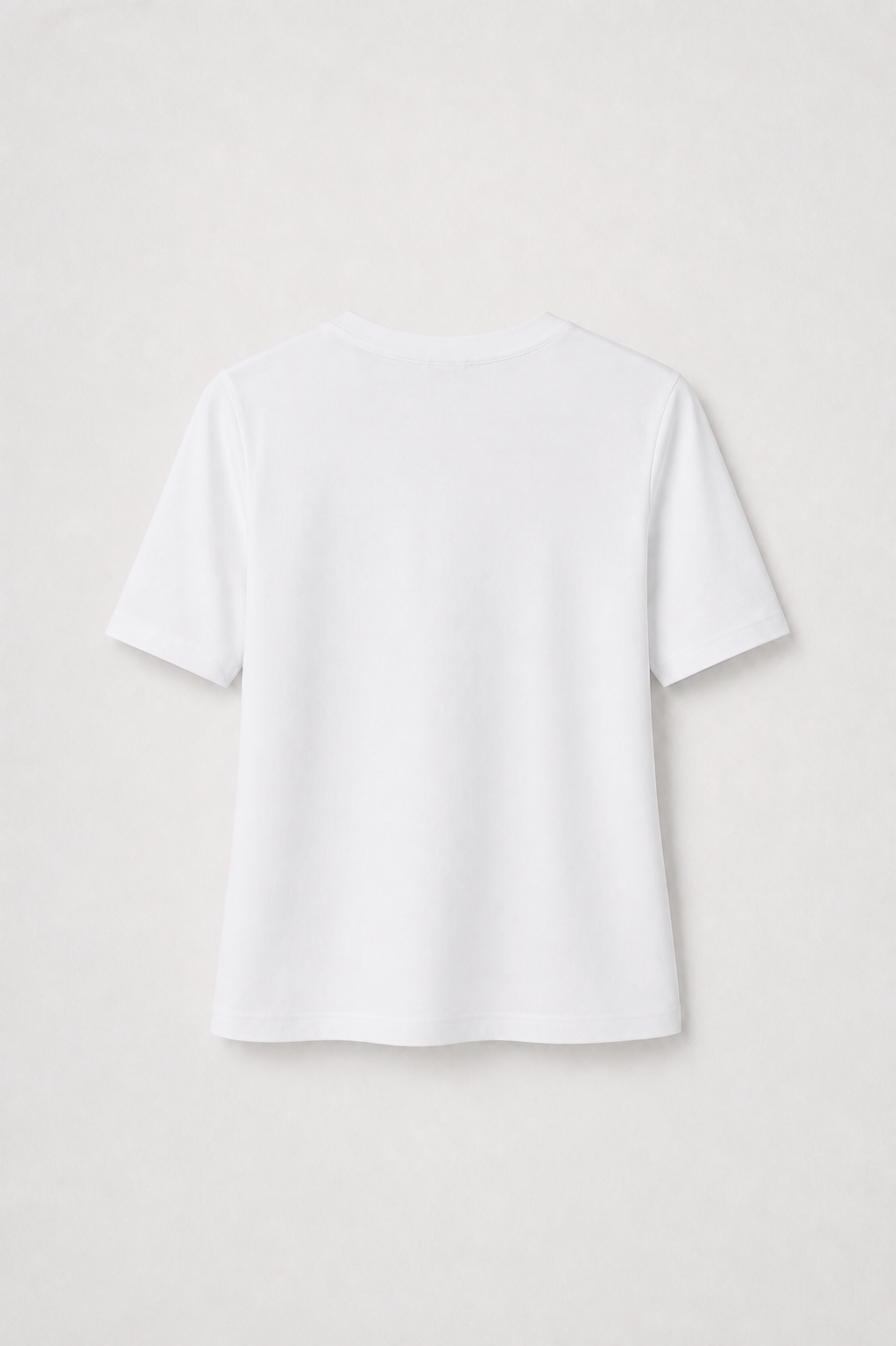 Short Sleeve V Neck T-shirt - Beyaz (2)